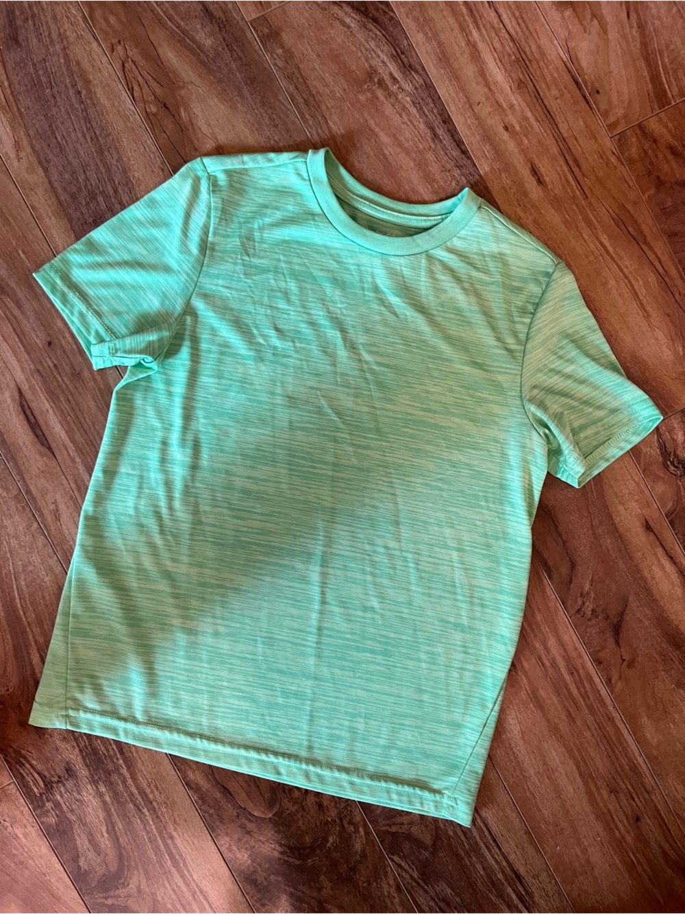 💚 Boys Bright Green Short Sleeve Performance Tee